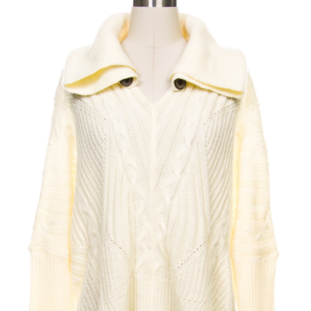 Collared Ivory Sweater